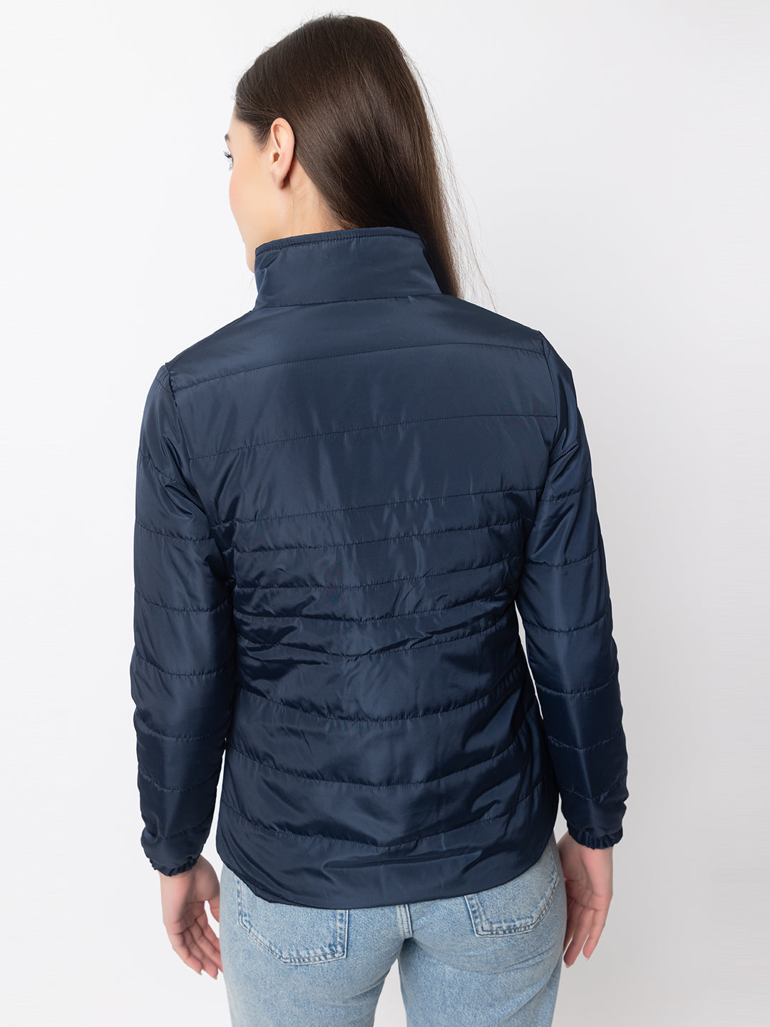 912 Quilted Puffer Jacket I Navy